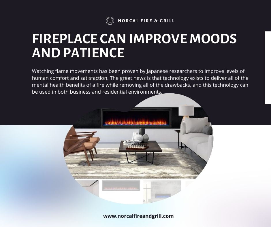 Fireplace Can Improve Moods and Patience
