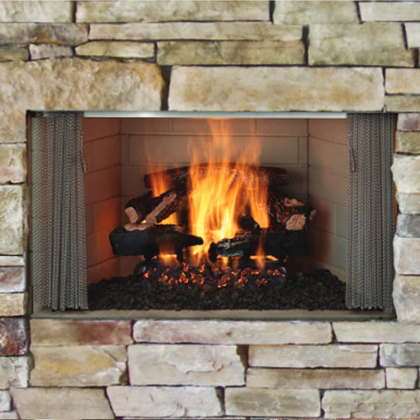 Majestic Villawood Outdoor Wood Burning Fireplace - ODVILLA