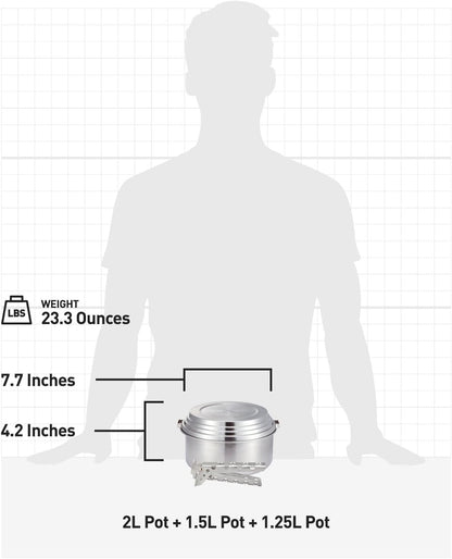 Solo Stove 3 Pot Set SS3PS