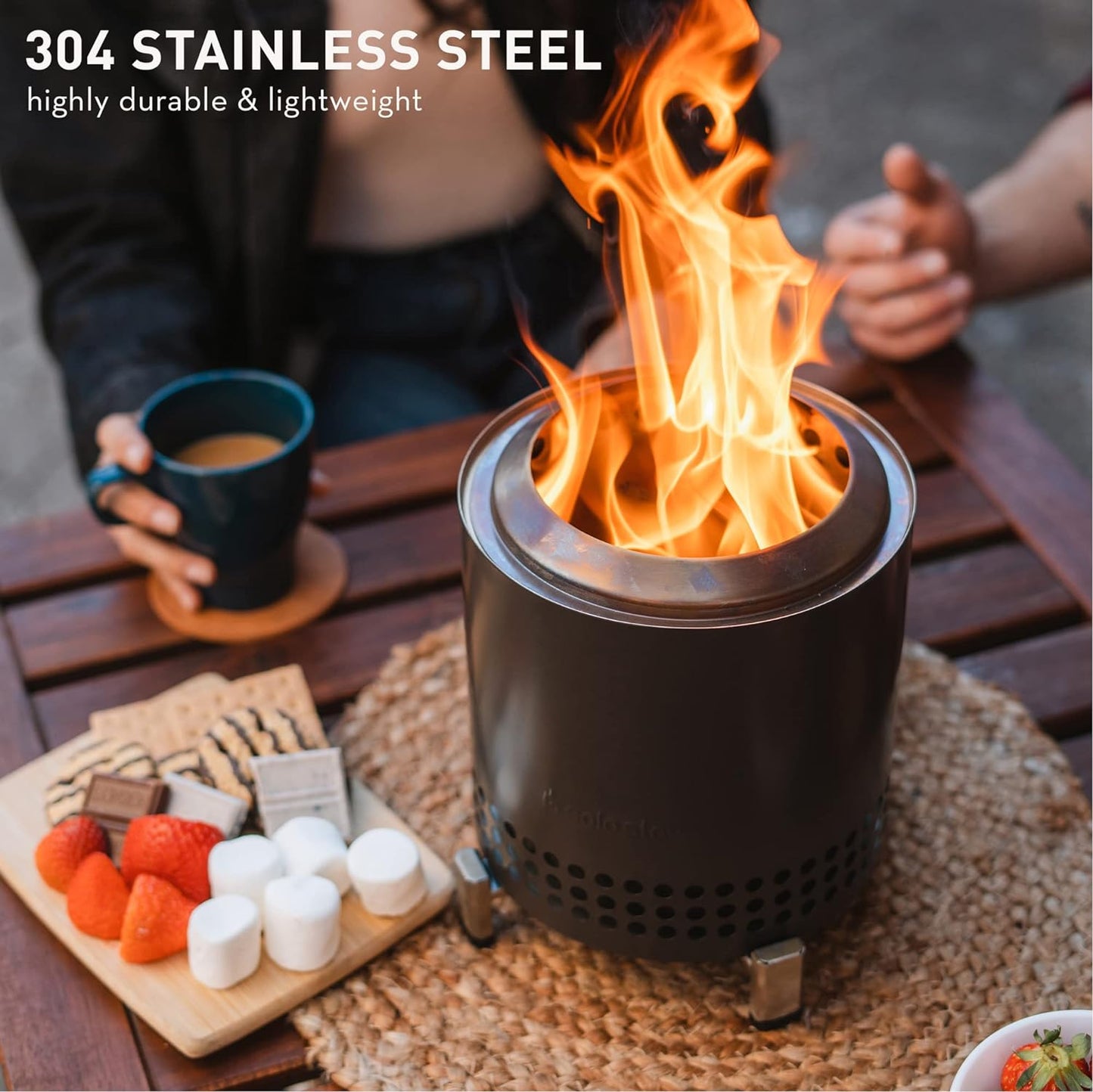 Solo Stove Mesa XL Firepit Silver SSMESA-XL-ASH