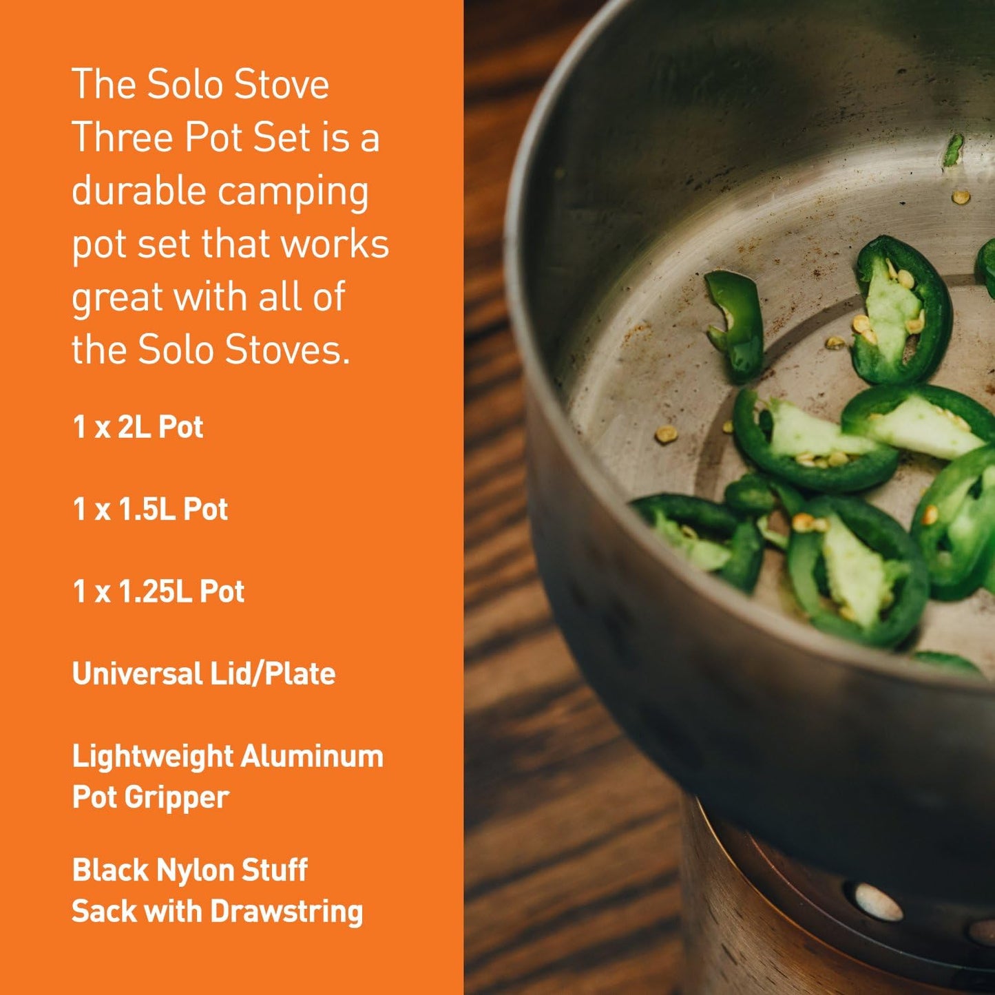 Solo Stove 3 Pot Set SS3PS