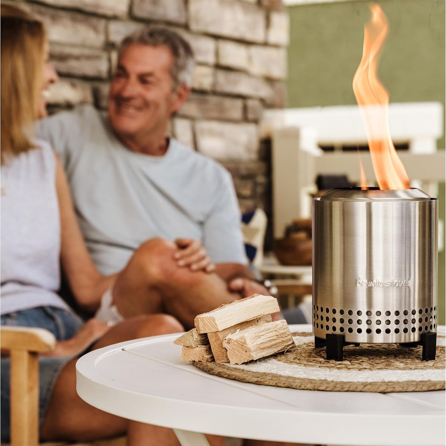 Solo Stove Mesa Tabletop Fire Pit Stainless Steel SSMESA-FG-SS