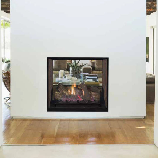 Superior 40 Inch Direct Vent Traditional Indoor/Outdoor Gas Fireplace - DRT63ST