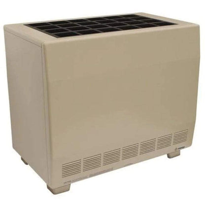 Empire Room Heater, Visual Flame, Hydraulic Thermostat, Standing Pilot w/Blower Installed, 65,000 Btu