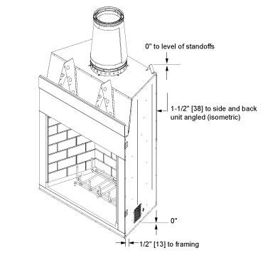 Majestic Castlewood 42 Outdoor Wood Burning Fireplace - ODCASTLEWD-42