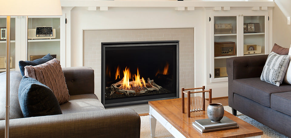 Majestic 42 Meridian Modern Gas Fireplace with IntelliFire Touch Ignition - MER42MN