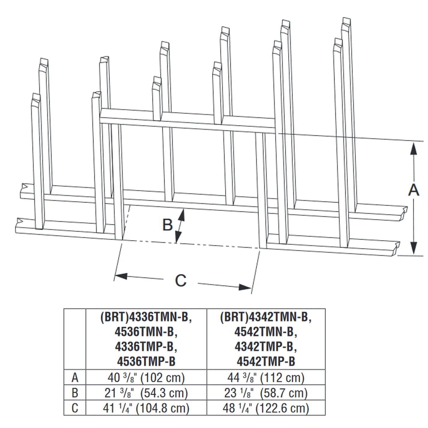 Superior 36 Inch B-Vent Radiant Gas Fireplace - BRT4336