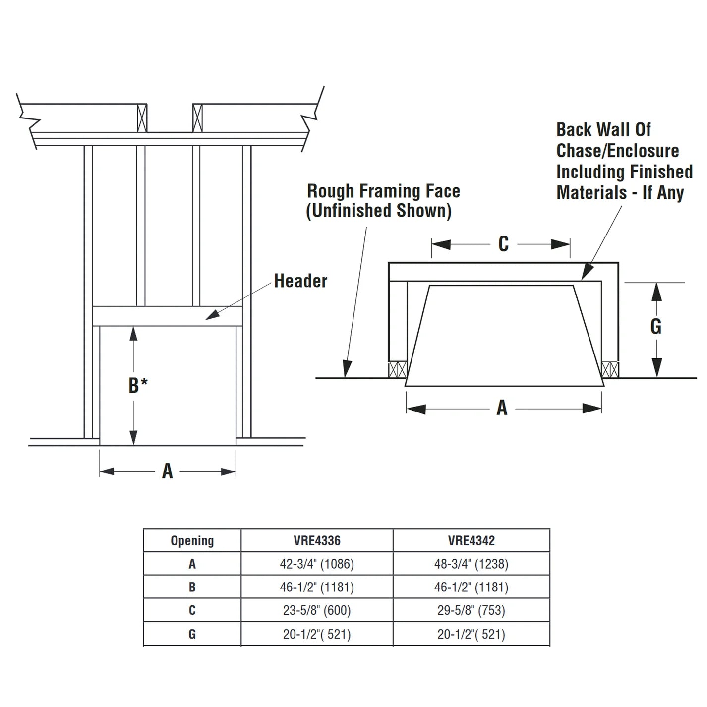 Superior 36 Inch Vent Free Outdoor Gas Fireplace - VRE4336