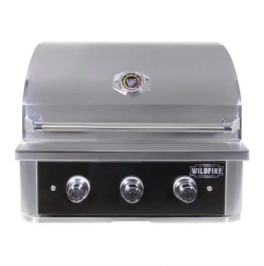 Wildfire Outdoor Living Ranch Pro 30" Gas Grill Black 304 WF-PRO30G-RH