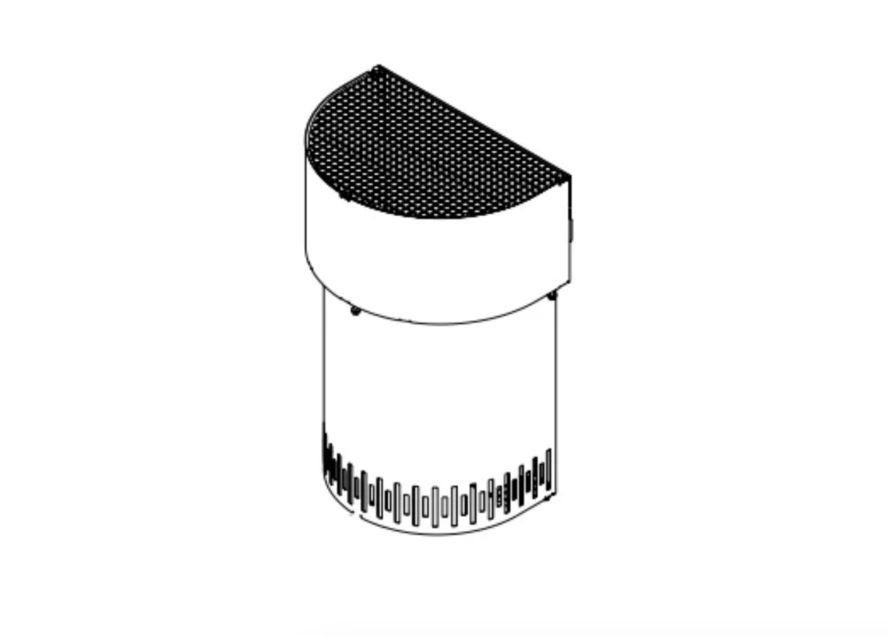 Superior Secure Termination Shroud (Guard) for Horizontal Square Termination - SV4.5-HTSK