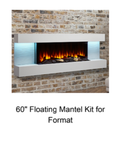 SimpliFire Format 36" Electric Wall Mount Fireplace SF-FORMAT36