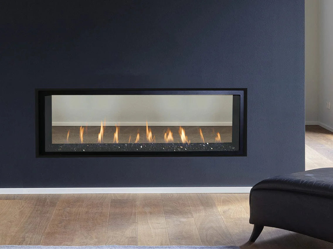 Superior 72 Inch Linear Contemporary Direct Vent Natural Gas Fireplace - DRL4072