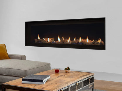 Superior 72 Inch Linear Contemporary Direct Vent Natural Gas Fireplace - DRL4072