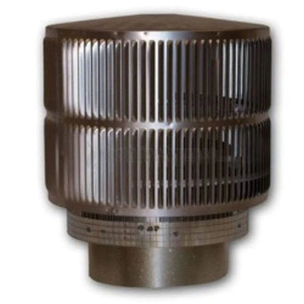 Superior Hi-Temp Round Top Termination with Louvered Screen - RLT-12HT