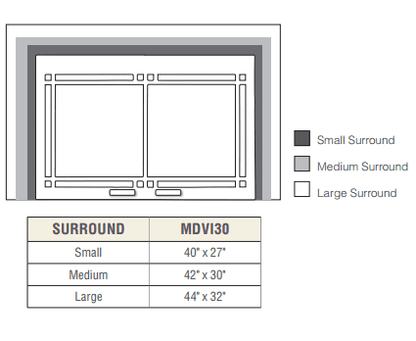 Majestic Ruby 25 Direct Vent Gas Insert - RUBY25