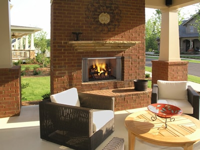 Majestic Villawood Outdoor Wood Burning Fireplace - ODVILLA