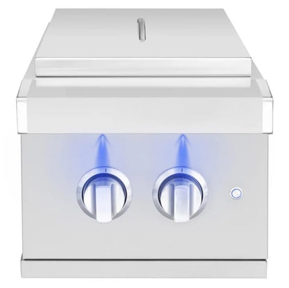 American Made Grills Atlas Double Side Burner - ATSSB2