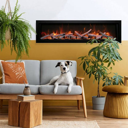 Amantii Panorama Deep & Xtra Tall Full View Smart Electric Fireplace