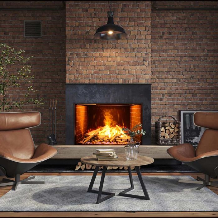 Amantii 38" Signature Built-In Electric Fireplace with Patented Optimyst Technology BI-TRD-38-SIG