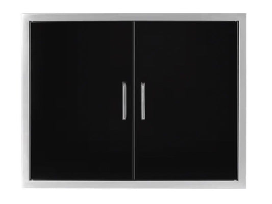 Wildfire Outdoor Living Double Door 30 x 21 Black -WF-DDR3021-BSS