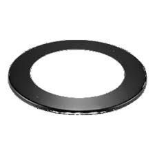 Superior 6 Inch Diameter Wood Burning Black Trim Collar For Freestanding Stoves - 6SPBTC