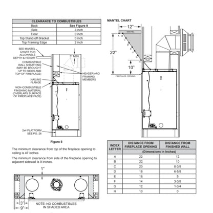 Empire Loft 46 Inch Direct Vent Gas Fireplace - DVL46