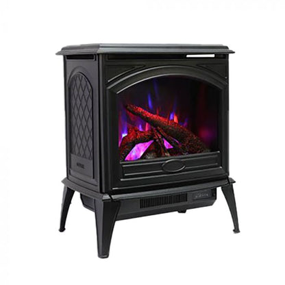 Amantii  Lynwood Series Electric Freestanding Stove with 10pc Birch Log Media Kit