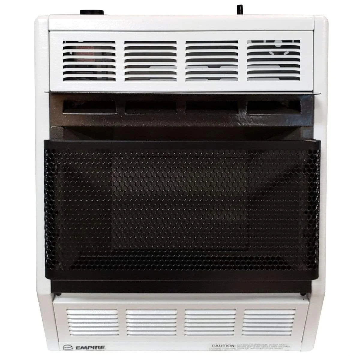 Empire Vent-Free Heater, VF Blue Flame, Modulating Hydraulic Thermostat, 10,000 Btu, White