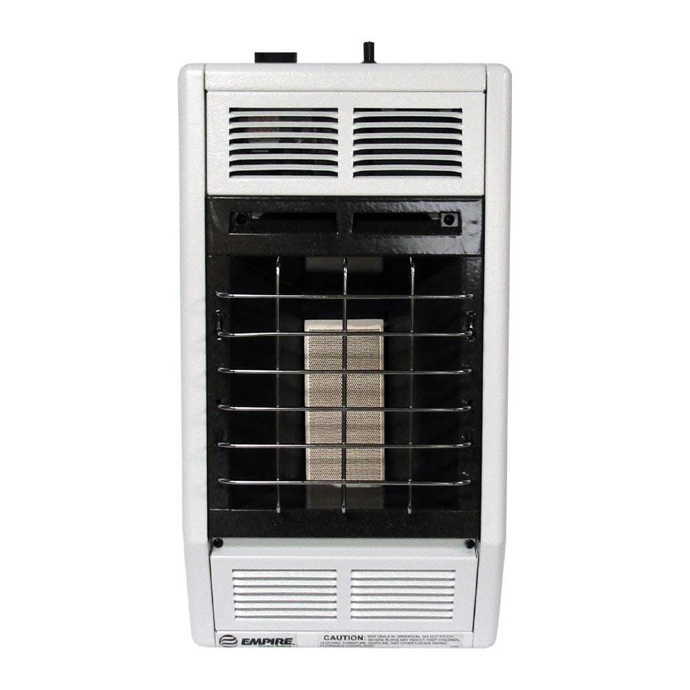 Empire Vent-Free Heater, VF Infrared, Manual 1-Heat Setting, 10,000 Btu - White