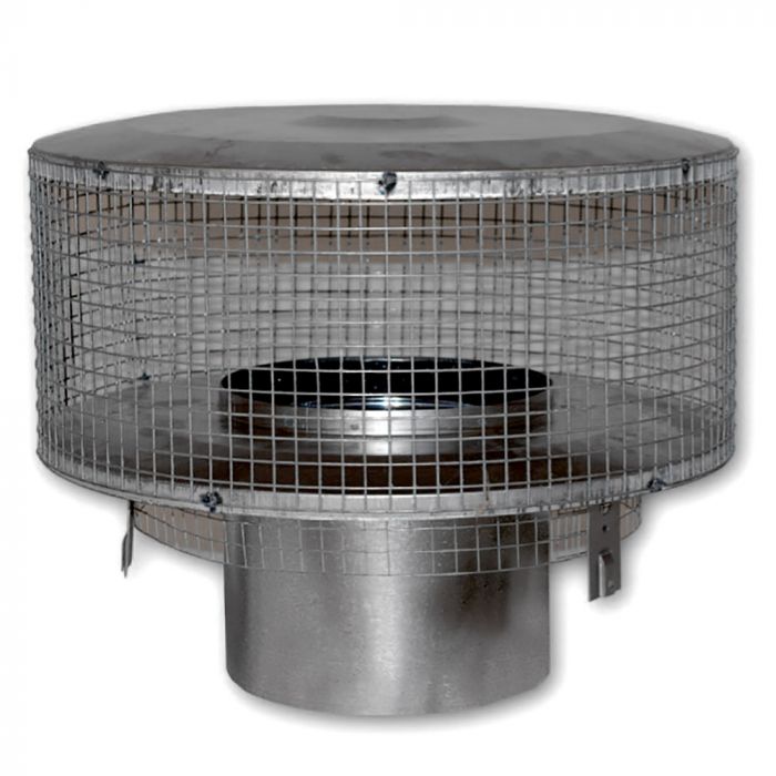 Superior Hi-Temp Round Top with Mesh Screen - RT-8HT