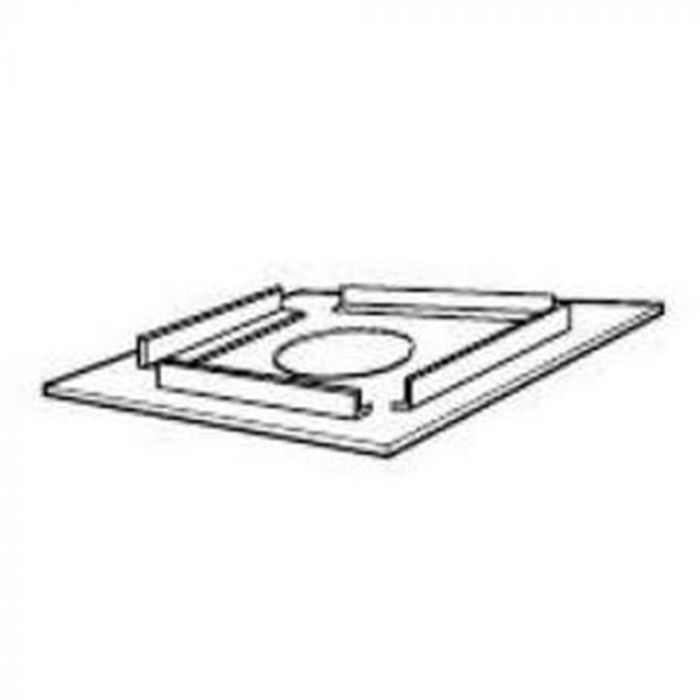 Superior Secure Horizontal Termination - Small Square for Flex Vent - SF-HTSS