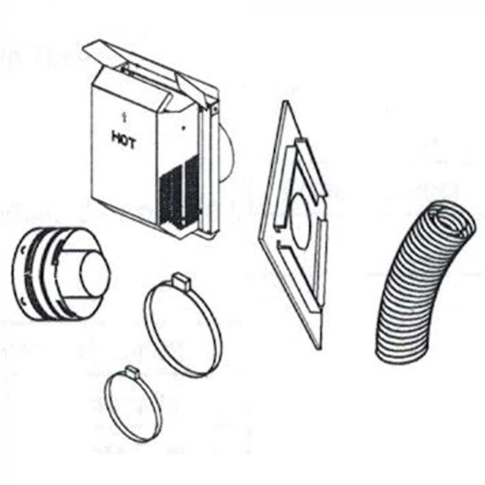 Superior Secure Flex 1-2 Ft Square Termination Kit - SFKIT12