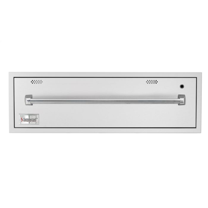 Summerset 36" Stainless Steel Built-In 120V Outdoor Electric Warming Drawer SSWD-36