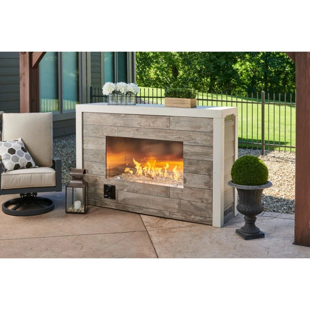 The Outdoor GreatRoom Company 60 Inch Linear Ready-to-Finish Fireplace - RLFP-60DNG