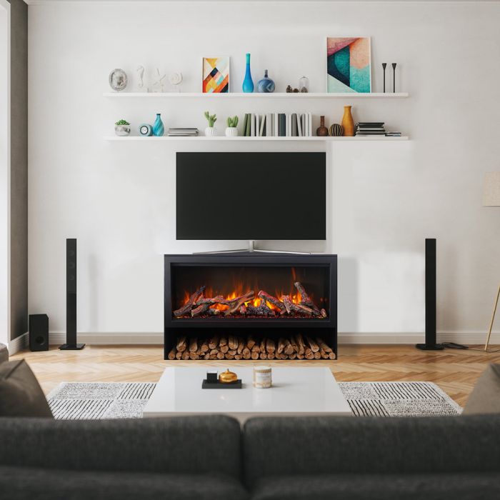 Amantii Symmetry Xtra Tall Bespoke Electric Fireplace