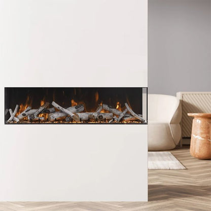 Amantii Tru View Deep Smart 3 Sided Electric Fireplace