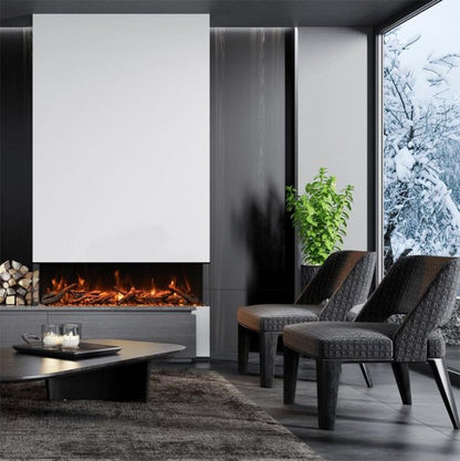 Amantii Tru View Deep Smart 3 Sided Electric Fireplace