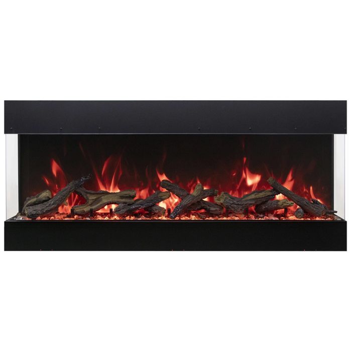 Amantii Tru View Extra Tall Smart Electric 3 Sided Fireplace