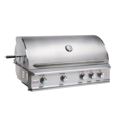 Blaze Professional 44-Inch 4 Burner Built-In Gas Grill With Rear Infrared Burner - BLZ-4PRO