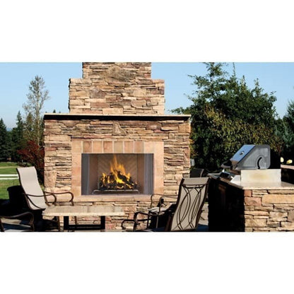 Superior 50 Inch Outdoor Wood Fireplace, Masonry - WRE6050