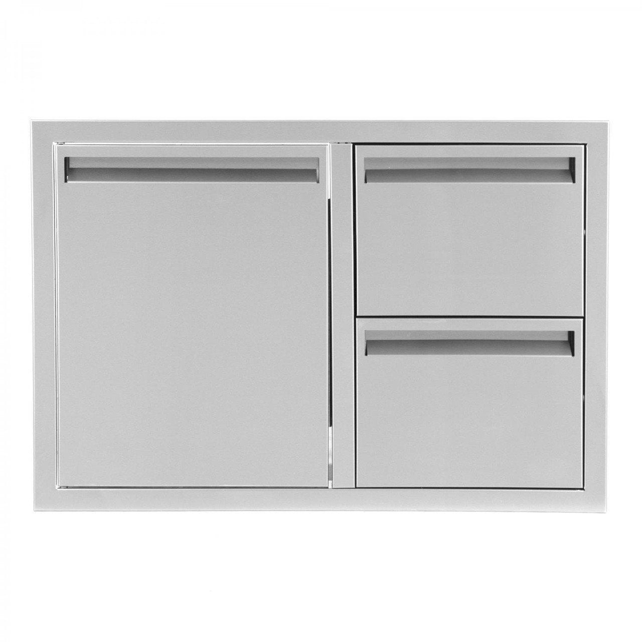 NorCal 350 Series 32-Inch Access Door & Double Drawer Combo (Reversible)