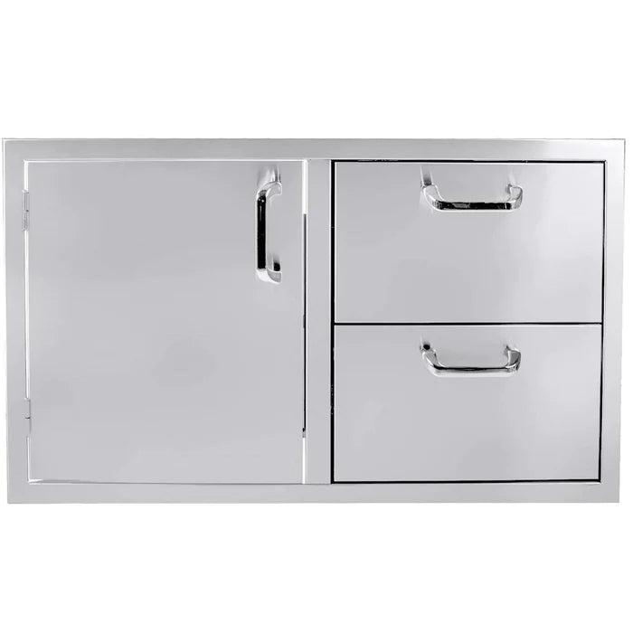 NorCal 260 Series 32-Inch Access Door & Double Drawer Combo (Reversible)