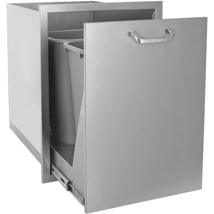 NorCal 260 Series 20-Inch Roll-Out Double Trash/Recycling Bin