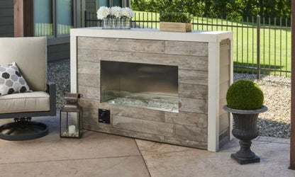 The Outdoor GreatRoom 72 Inch Linear Ready-to-Finish See-Through Gas Fireplace - RLFP-72DNG