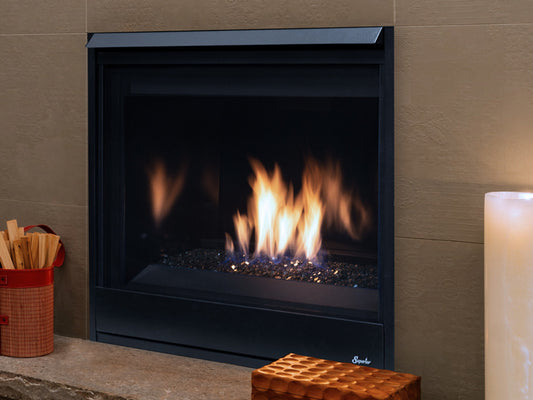 Superior 40 Inch Direct Vent Contemporary Gas Fireplace - DRC3040