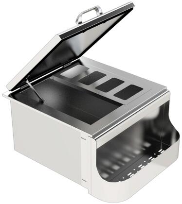 NorCal 260 Series 25-Inch Slide-In Ice Bin Cooler With Speed Rail & Condiment Holder
