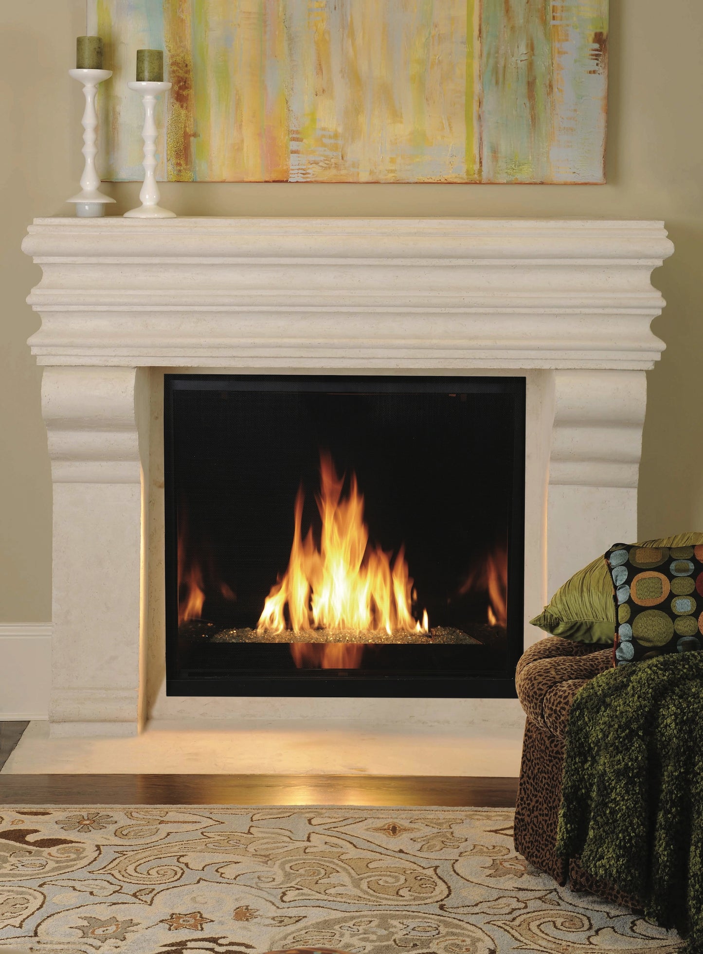 Superior 40 Inch Direct Vent Contemporary Gas Fireplace - DRC6340