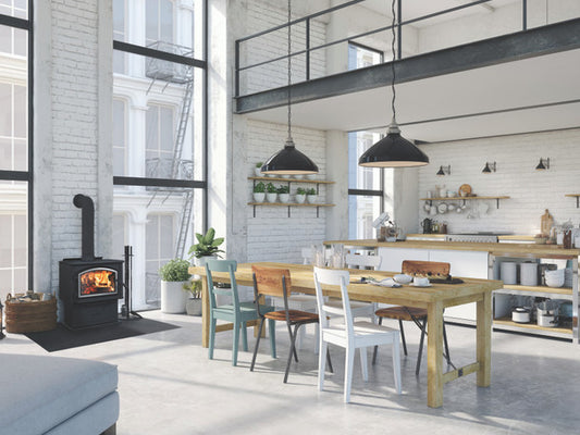 Empire Stove Gateway 1700 Wood Burning Stove - WB17FS