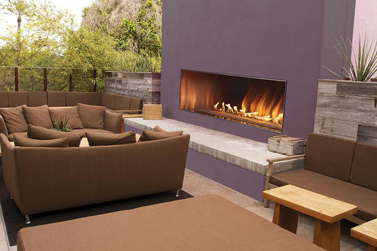 Empire Carol Rose 60 Inch Single Sided Outdoor Linear Fireplace - OLL60FP12S