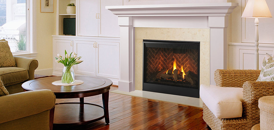 Majestic Meridian Platinum 36 Direct Vent Gas Fireplace - MERIDPLA36